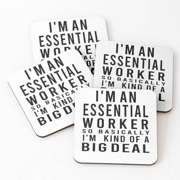 Item preview,  i'm Essential worker designed and sold by osamamohamad.