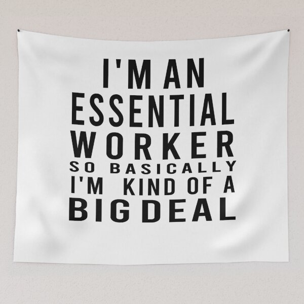 Item preview,  i'm Essential worker designed and sold by osamamohamad.