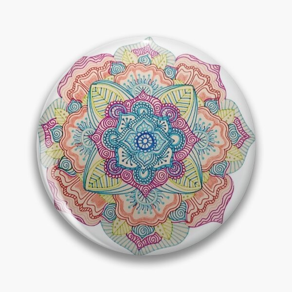 Item preview, Floral Mandala on White Background designed and sold by mikaylawright.