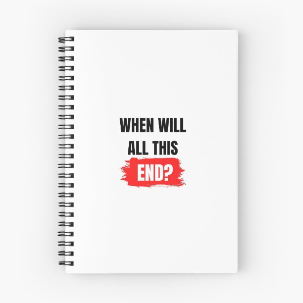 Item preview, When Will All This End? Wake Up Me When All This End designed and sold by B3N-arts.