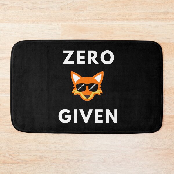 Item preview, Zero Fox Given Funny Pun Design designed and sold by NotoriousGalaxy.