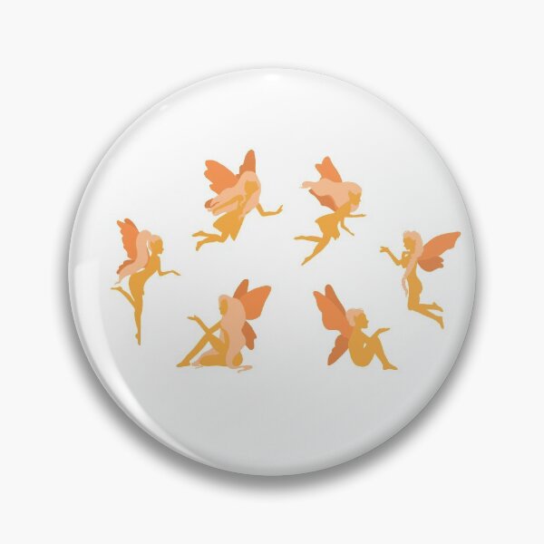 Item preview, orange fairy sticker pack designed and sold by chachels.