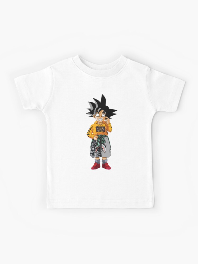 Camiseta para niños for Sale la obra «GOKU DRAGON BALL Z EN BAPE» de SLY12 | Redbubble