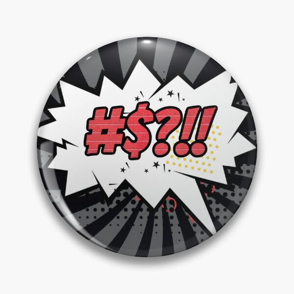 Item preview, Pop art #$?!! Stars and caption. Comic art. Speech bubble. designed and sold by CirqueBizerk.