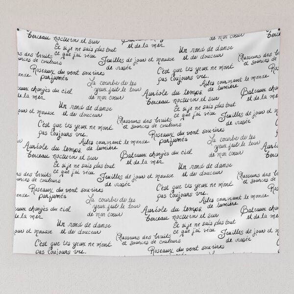 Item preview, French poem designed and sold by Sharilea.
