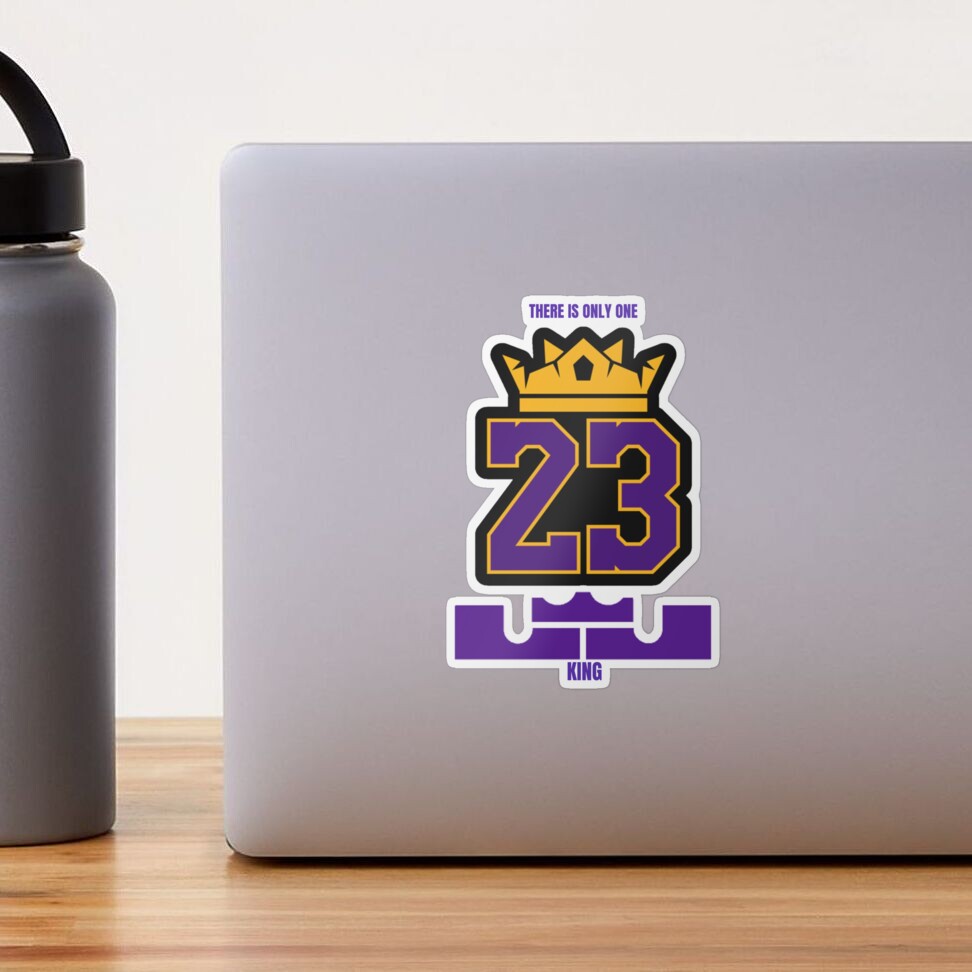 Lebron James Jersey Lakers #23 Sticker for Sale by Lumared