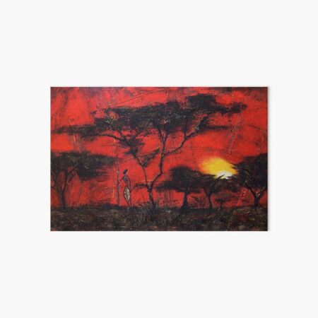 Massailand Art Board Print