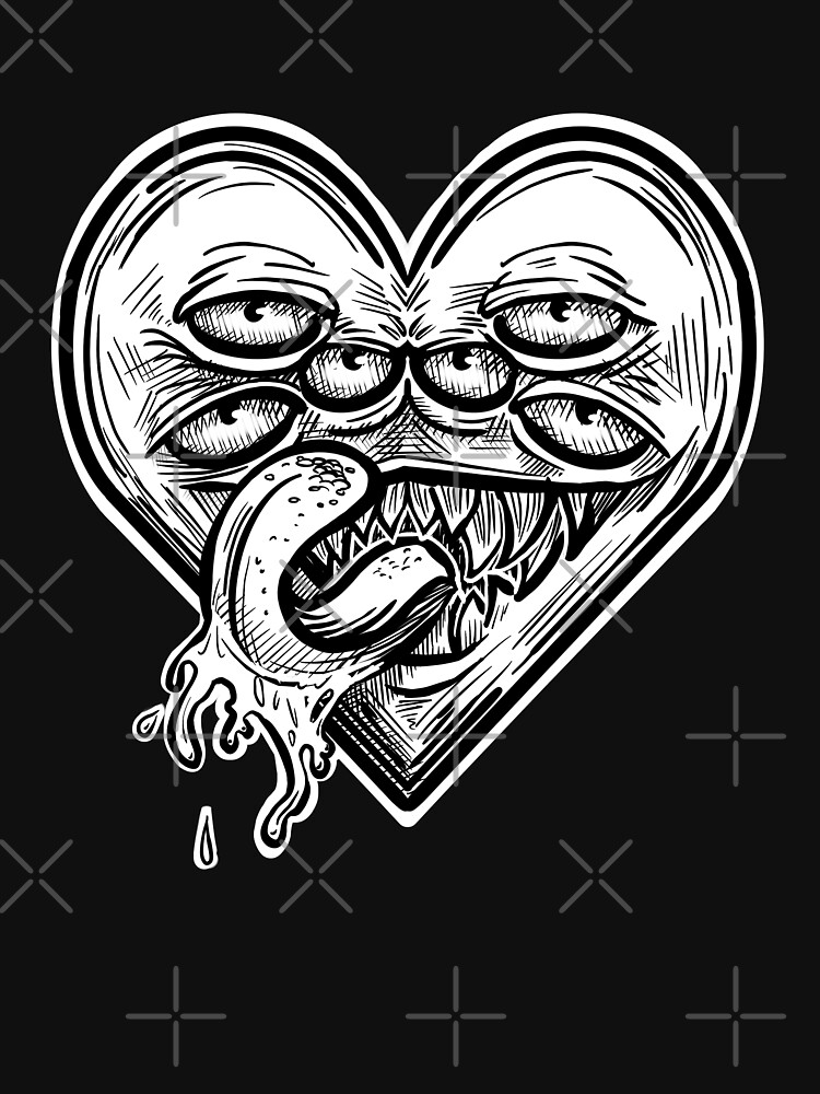 mimic-heart-t-shirt-by-elytian-redbubble-dnd-t-shirts-d-d-t