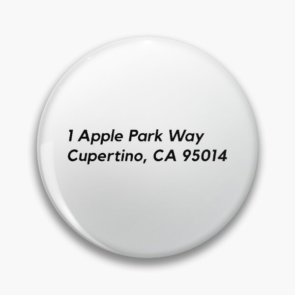 Item preview, Apple HQ Address (Black) designed and sold by fandomtshirtss.