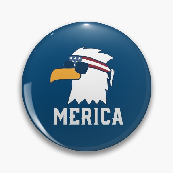 Item preview, Eagle Mullet Merica Shirt Men & Kids 4th of July American Flag USA Blue designed and sold by SalahBlt.
