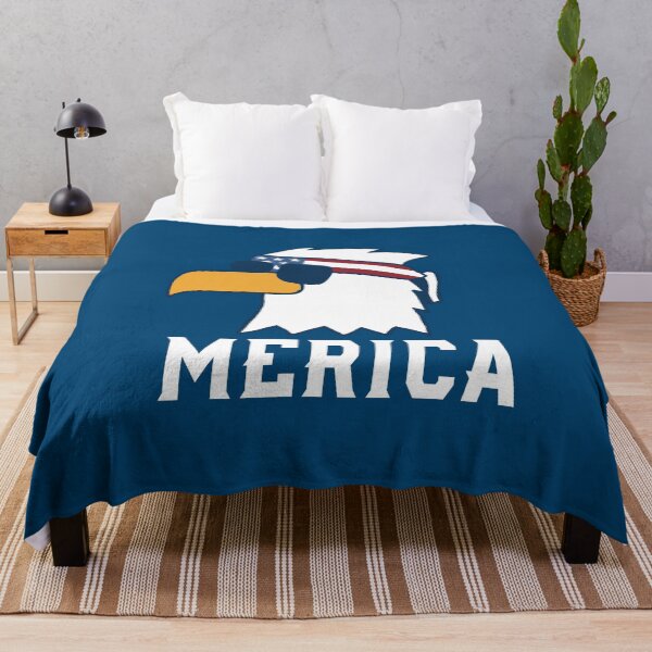 Item preview, Eagle Mullet Merica Shirt Men & Kids 4th of July American Flag USA Blue designed and sold by SalahBlt.