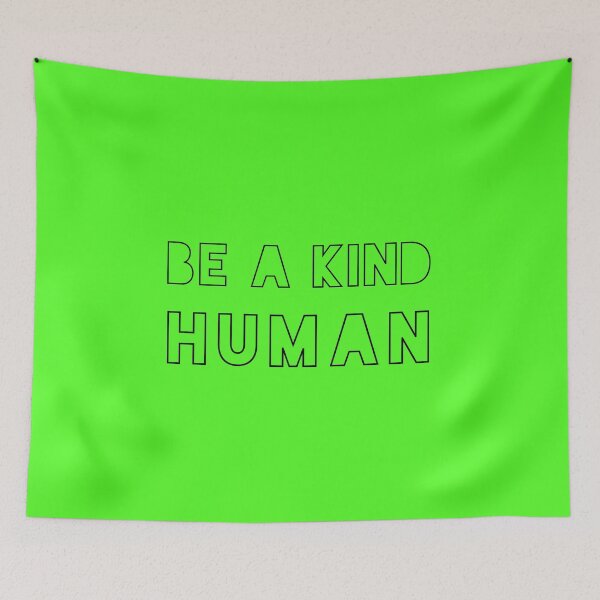 Item preview, BE A KIND HUMAN - Cute Face Mask Gift Idea For Siblings And Friends designed and sold by MJLdesigns.