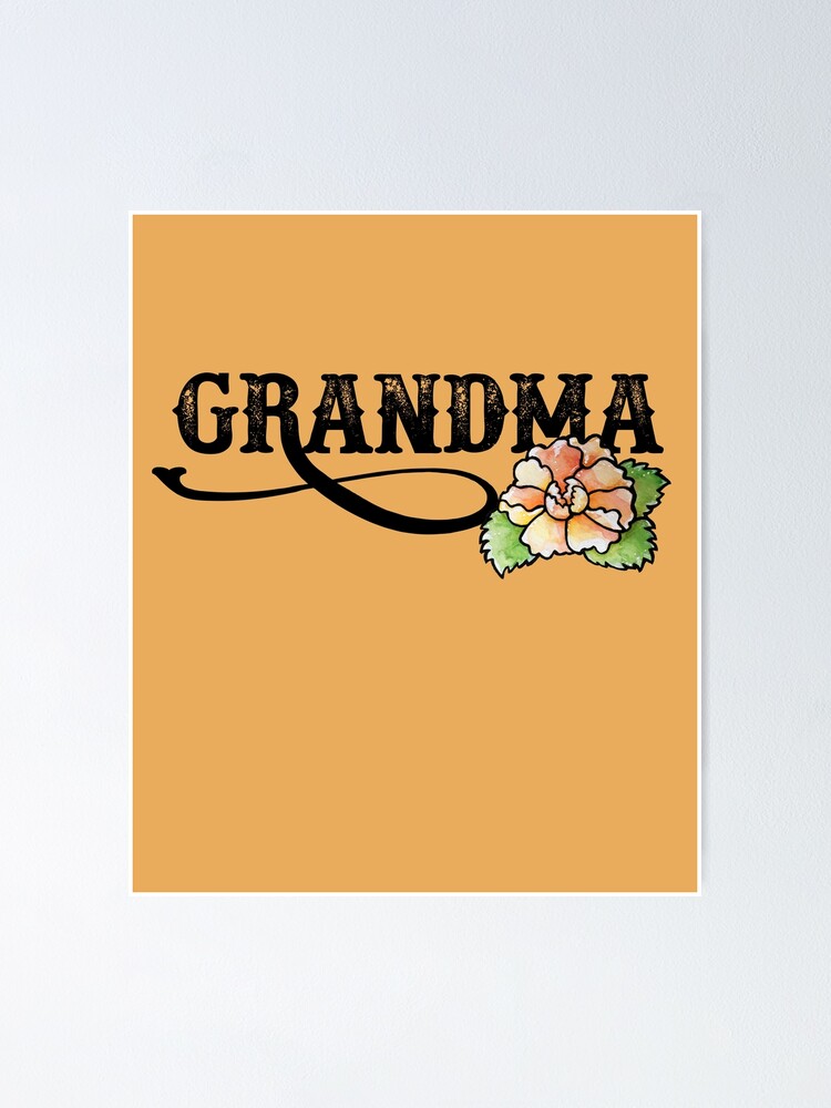 Imagen 1 de 3, Póster con la obra Grandma, diseñada y vendida por Boogiemonst.