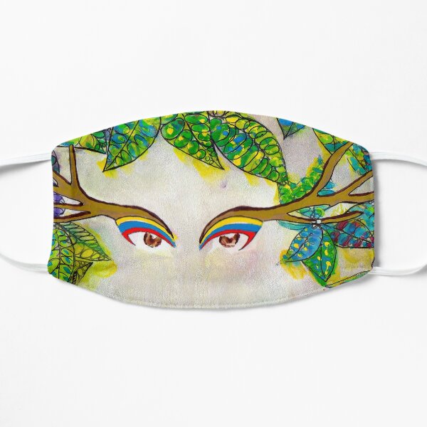 Open your eyes~Spring on the earth Flat Mask