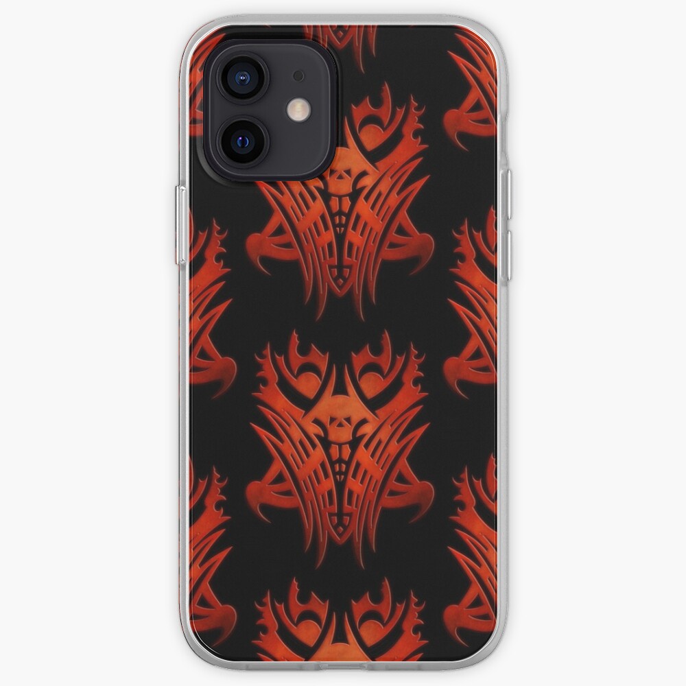 Emet Selch S Glyph Mask Hades Ff14 Design Iphone Case Cover By Saminjapan Redbubble