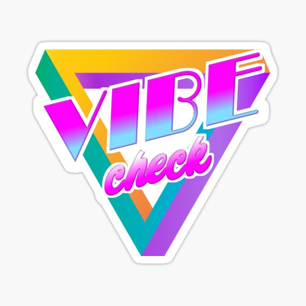 Vista previa del artículo con la obra «Vibe Check», diseñado y vendido por YOVEY.