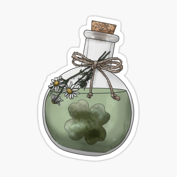 Item preview, Potion of Luck - Fantasy Potion Bottle designed and sold by Kiel Chenier + Cassidy June Art.