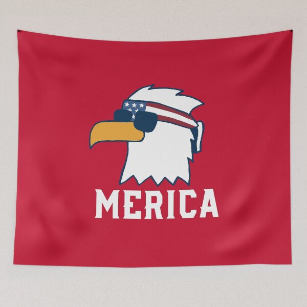 Item preview, Eagle Mullet Merica Shirt Men & Kids 4th of July American Flag USA Red designed and sold by SalahBlt.