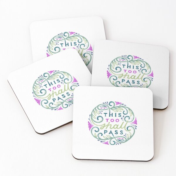 Item preview, This Too Shall Pass - Floral White designed and sold by Joanna Walters.
