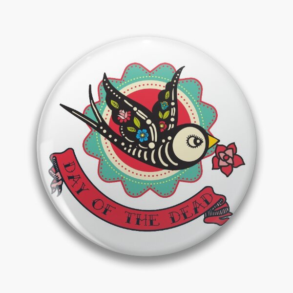 Item preview, Day of the Dead Sugar Skull Bird designed and sold by Mexikawaii.