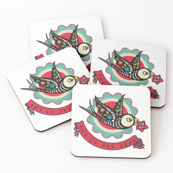 Item preview, Day of the Dead Sugar Skull Bird designed and sold by Mexikawaii.