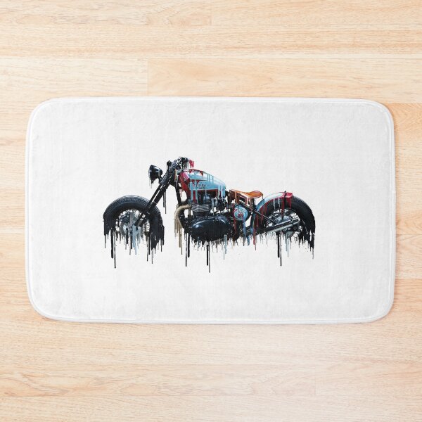 Item preview, Awesome Triumph Bobber Liquid Metal Art designed and sold by FortyandDeuce.
