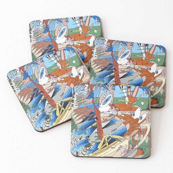Framed Madness (within madness) Coasters (Set of 4)