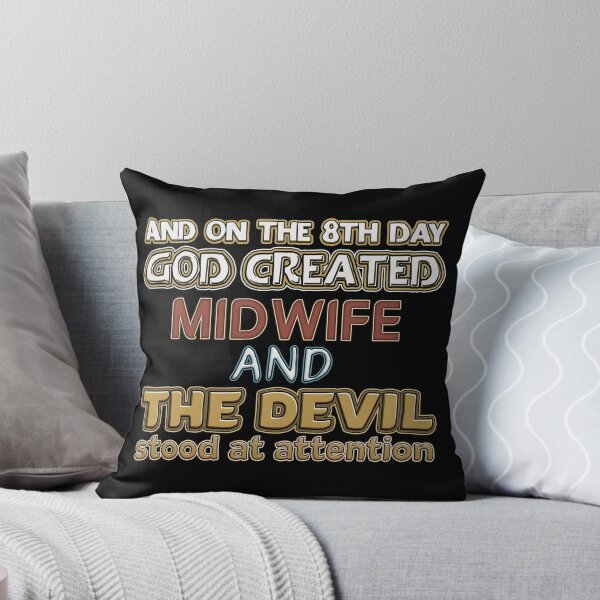 Item preview, Midwife Gifts- And On The 8th Day God Created Midwife designed and sold by sakharoth.