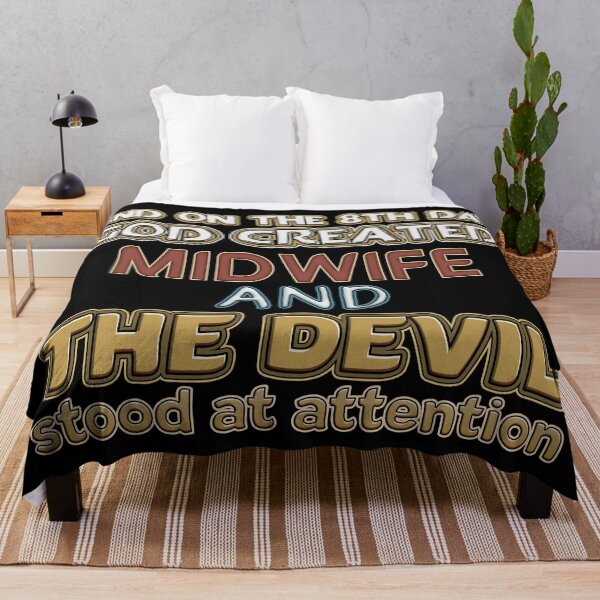 Item preview, Midwife Gifts- And On The 8th Day God Created Midwife designed and sold by sakharoth.