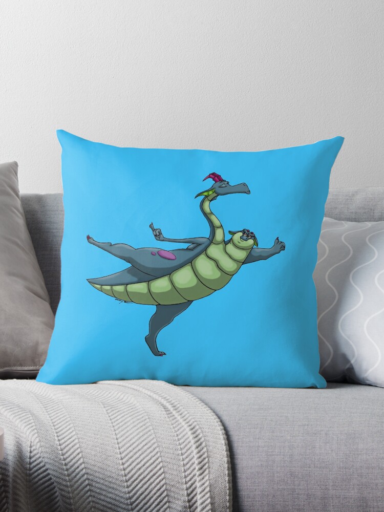 Two headed Giant Throw Pillow