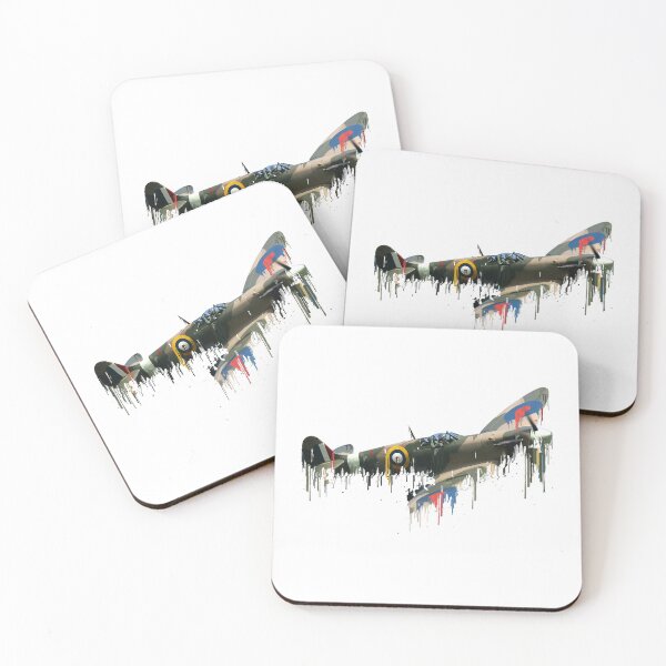 Item preview, Awesome Spitfire Liquid Metal Art designed and sold by FortyandDeuce.