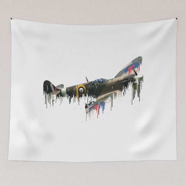 Item preview, Awesome Spitfire Liquid Metal Art designed and sold by FortyandDeuce.
