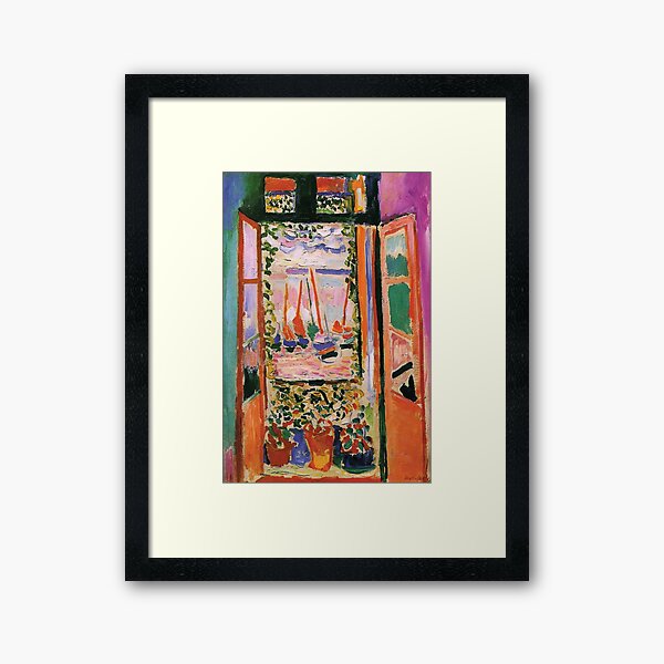 Henri Matisse | Open Window Framed Art Print