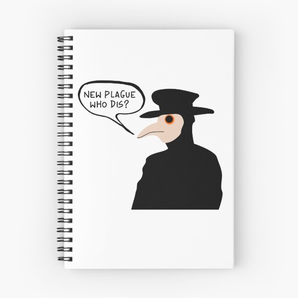 Item preview, New Plague Who Dis? Plague Doctor designed and sold by PlagueCity.