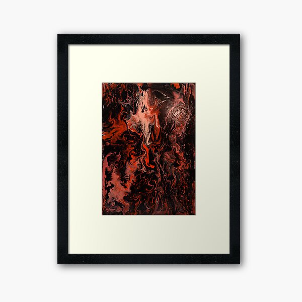 At the end ... Framed Art Print