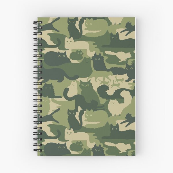 Item preview, Camouflage Pattern with Cats | Green Cat Camo designed and sold by Jenn Inashvili.