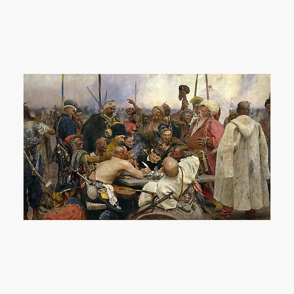 Item preview, The Reply of the Zaporozhian Cossacks to Sultan Mahmoud IV - Ilya Repin designed and sold by CJET.