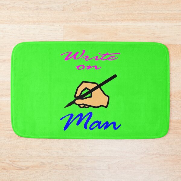 Item preview, Write On Man Design designed and sold by muz2142.