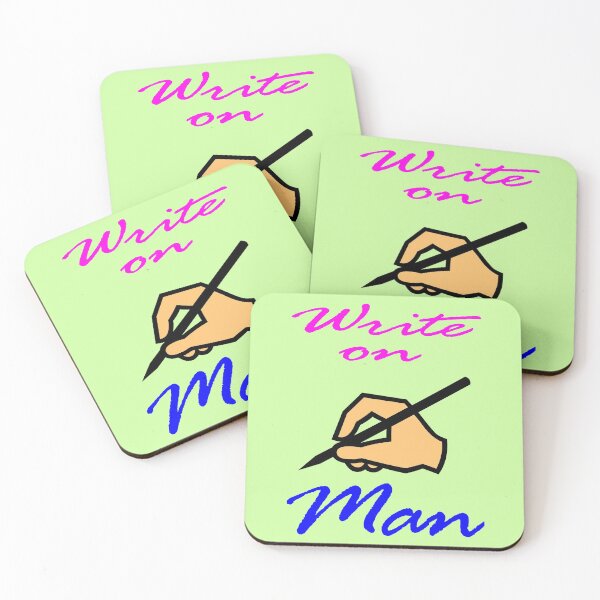 Item preview, Write On Man Design designed and sold by muz2142.