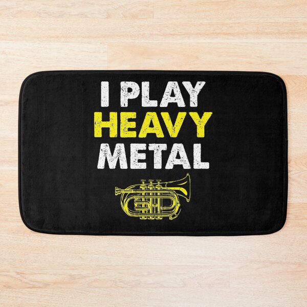 Item preview, I Play Heavy Metal Funny Mellophone Horn designed and sold by tshirtexpressiv.