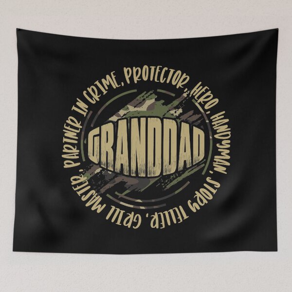 Item preview, Granddad Gift - Gift for Granddad Daddy Fathers Day Gift Camouflage designed and sold by nana1099.
