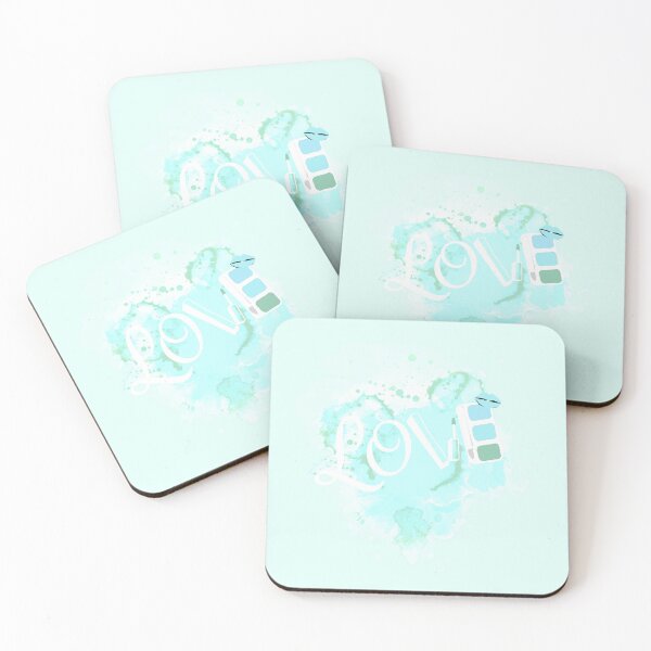 Love Make Up and What Nots Coasters (Set of 4)