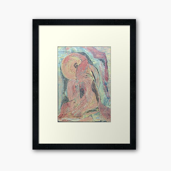 In her arms Framed Art Print