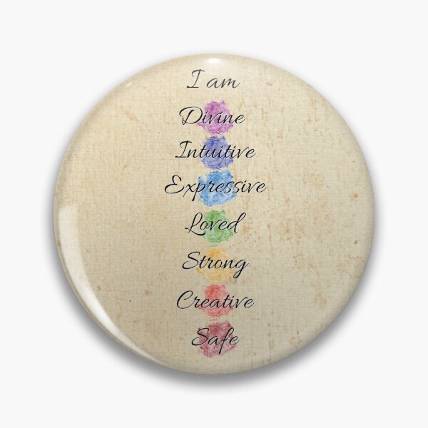 Item preview, Color Chakra Energy Affirmation designed and sold by Bluepress.