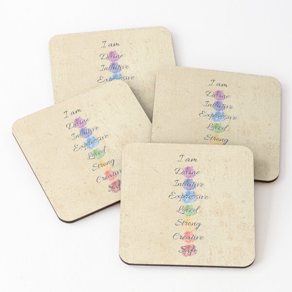 Item preview, Color Chakra Energy Affirmation designed and sold by Bluepress.