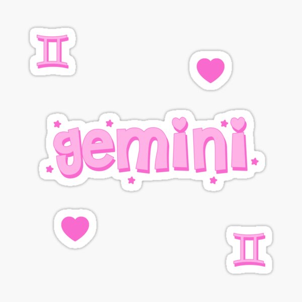 gemini starry Sticker