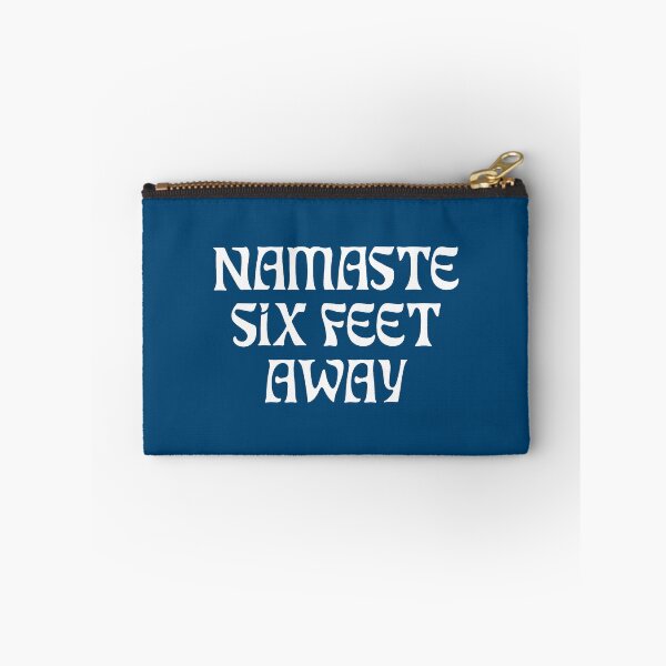 Item preview, Namaste SIX feet away FUNNY Social Distancing Blue designed and sold by SalahBlt.