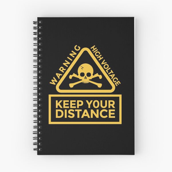 Item preview, Warnig high voltage social distancing quarantine pandemic designed and sold by worldways.