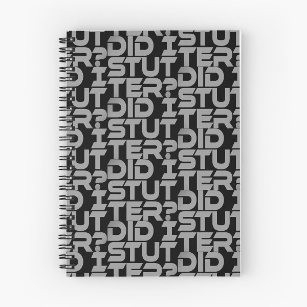 Item preview, Did I Stutter? Idium Series designed and sold by Carbon-Fibre Media.