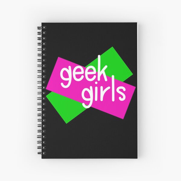 Geek girls have more fun Spiral Notebook